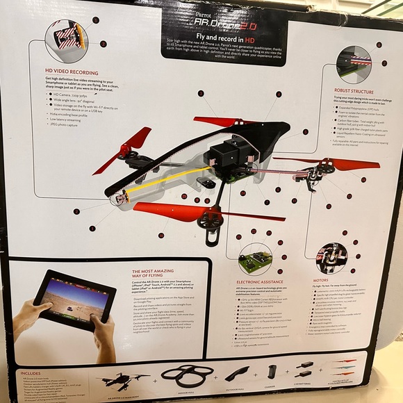 PARROT AR. DRONE 2.0 ELITEl EDITION QUADRICOPTER - WiFi - Free iOS & Android - Picture 13 of 16